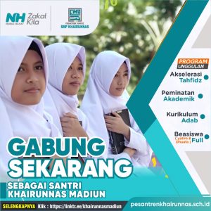 pendaftaran smp khairunnas madiun telah dibuka